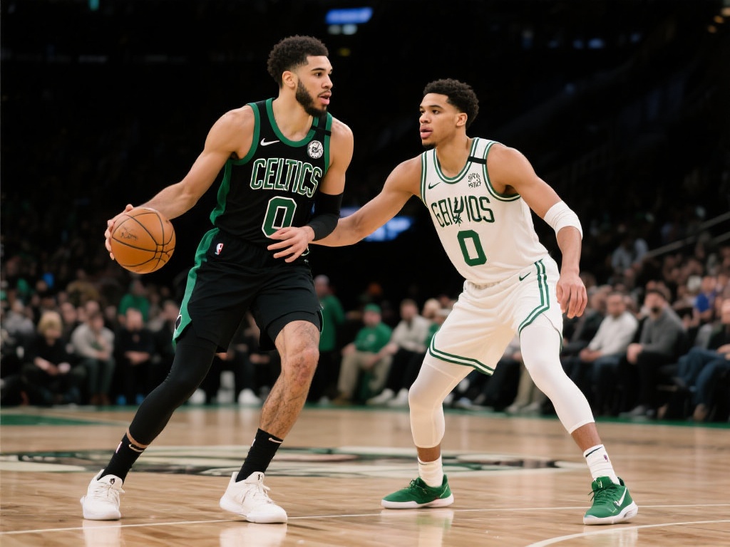 此外，塔图姆在防守端的贡献也不容忽视。他